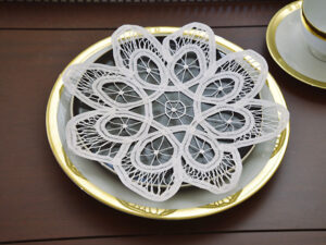 Belgium 108, 10" Round, All Lace Doily