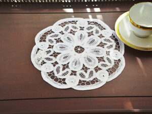 10" Round, Belgium 668, All Lace Doily