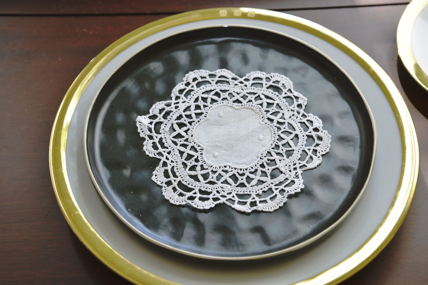 southern hearts cluny lace, heirloom lace doily