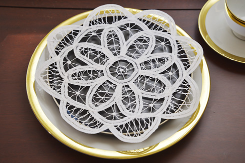 Belgium 109, 10" Round All Lace Doily