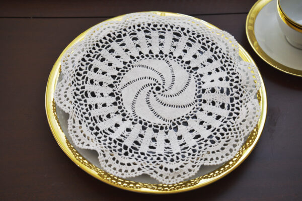 10" Round. Southern Star Crochet Doily
