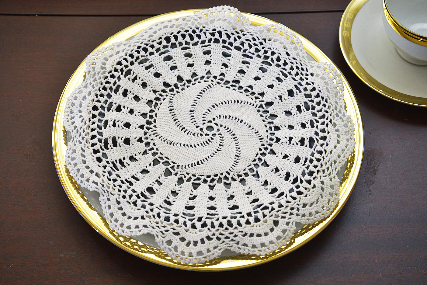 12" Round. Southern Star Crochet Doilies